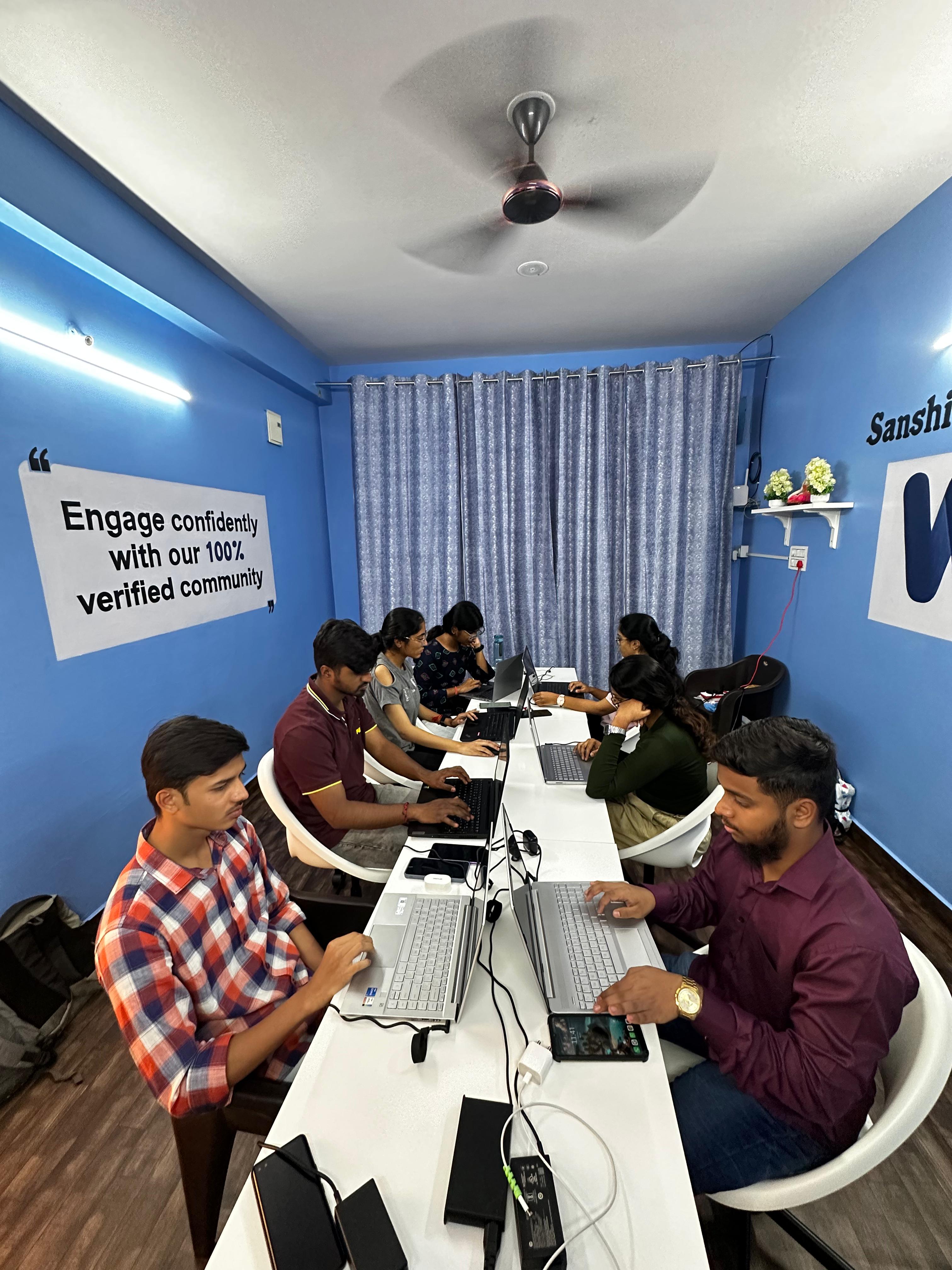 Company journey timeline illustration